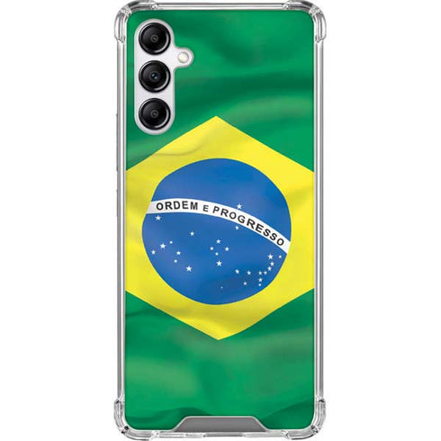 Brazil Flag Galaxy A14 5G Clear Case